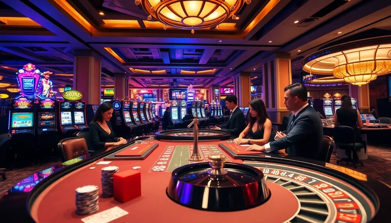 Experience high stakes at Nhà cái U888 with vibrant tables and slots.