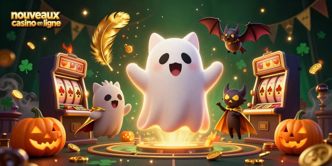 Découvrez les nouveaux casinos en ligne grâce à une illustration dynamique de jeux de casino.