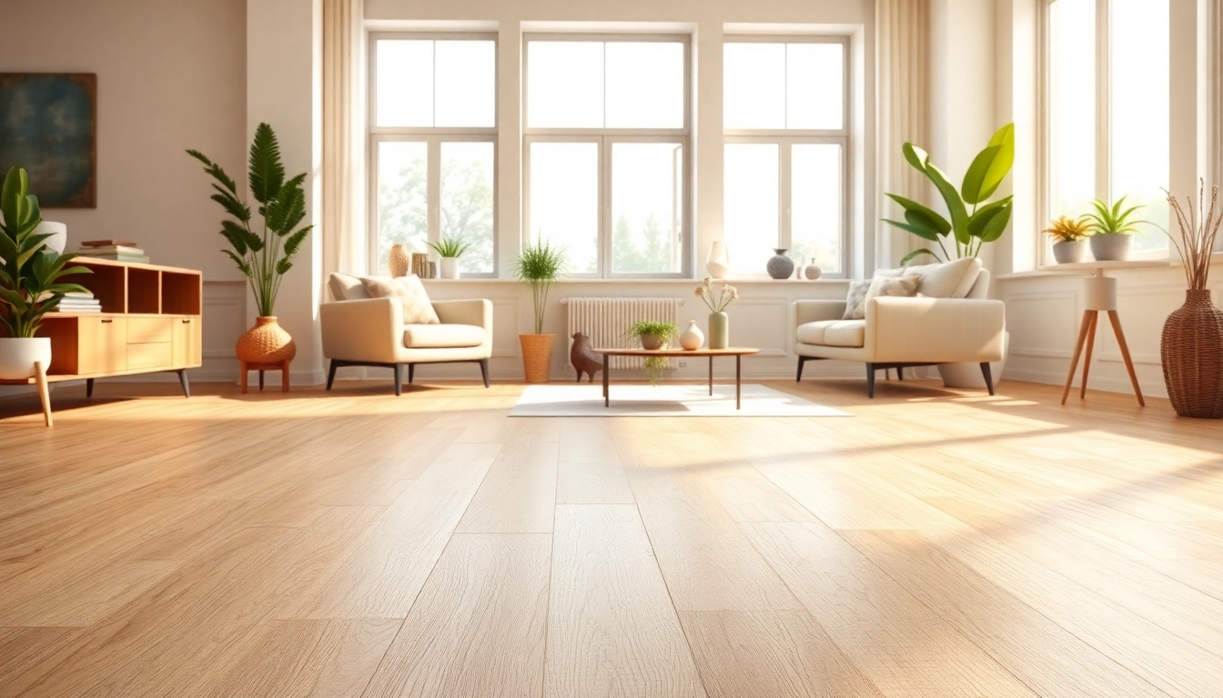 Transform your space with discount vinyl flooring, showcasing warmth and elegance in this charming interior.
