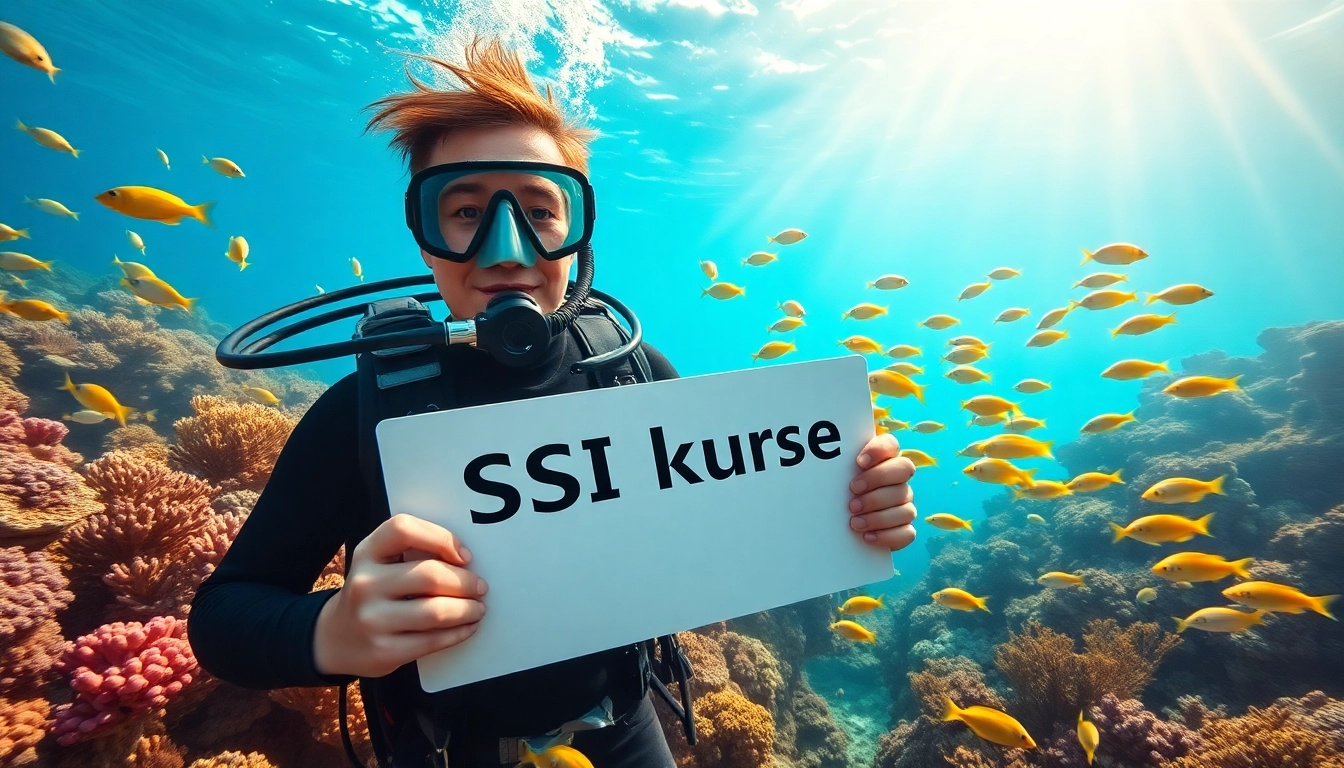 SSI Kurse für Taucher im lebendigen Korallenriff mit ausgewogener Ausrüstung.