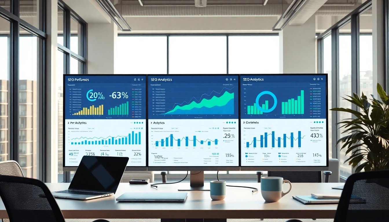 Analyze SEO performance with a digital analytics dashboard showcasing insightful metrics.