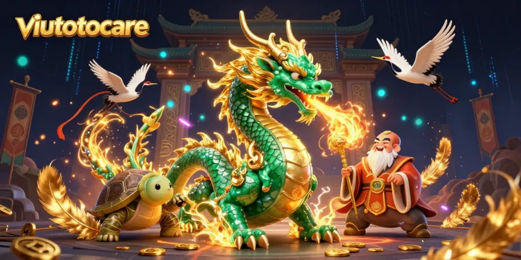 Bermain di viutotocare dengan naga zamrud dan penyu bijak dalam suasana kasino