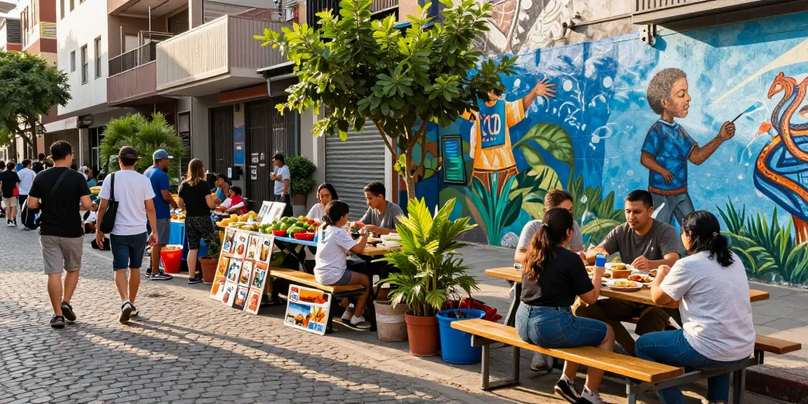 Dynamic city street market scene featuring local vendors and fresh produce, enhancing community engagement through https://forumup.org/shop/search.php?ca_id=&addr1=&addr2=&addr3=&schKeyword=.