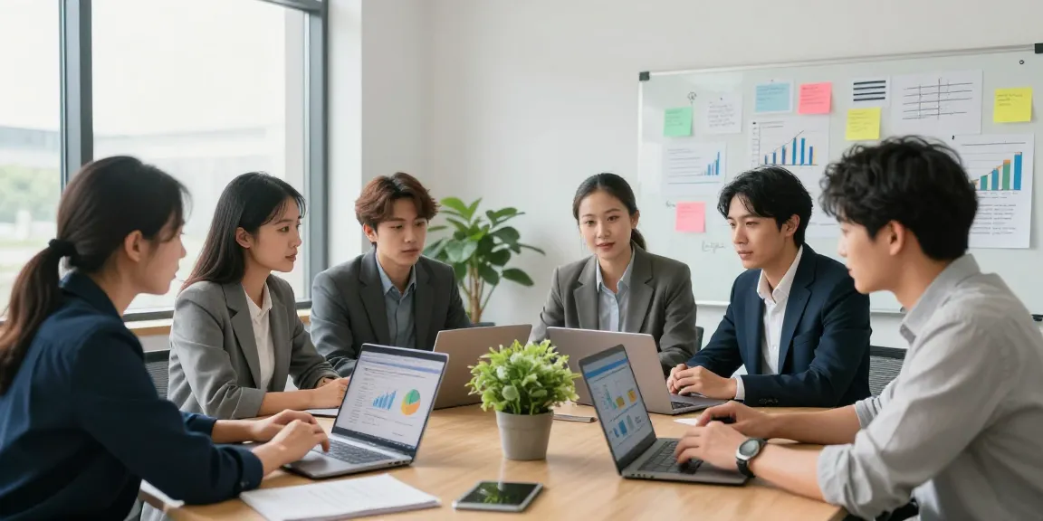 Discussing merchant cash advance for small business in a modern office