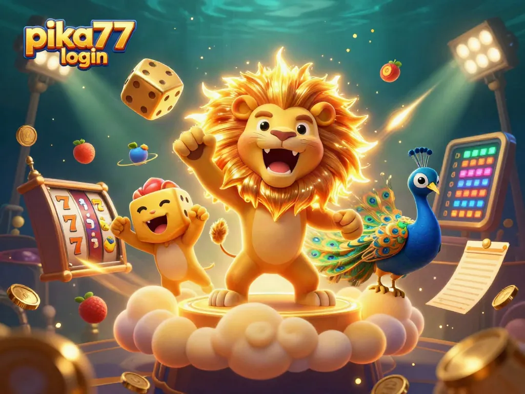Engage in PIKA77 login to access thrilling casino experiences with dynamic slot reels and vibrant characters.