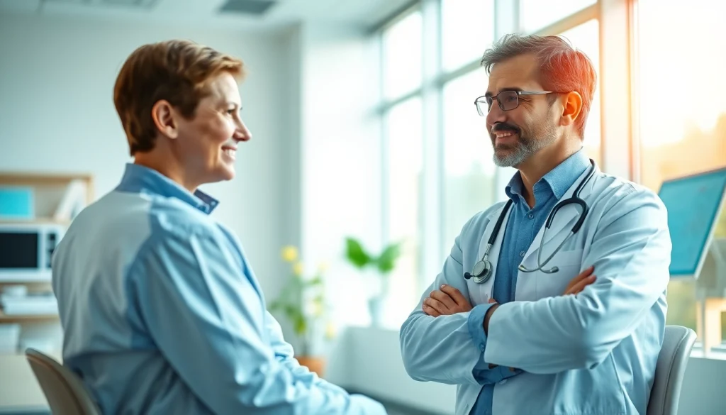 Engaged doctor and patient discussion highlighting key aspects of Health in a reassuring environment.