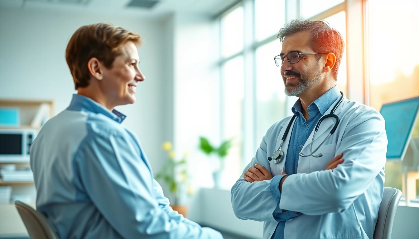 Engaged doctor and patient discussion highlighting key aspects of Health in a reassuring environment.