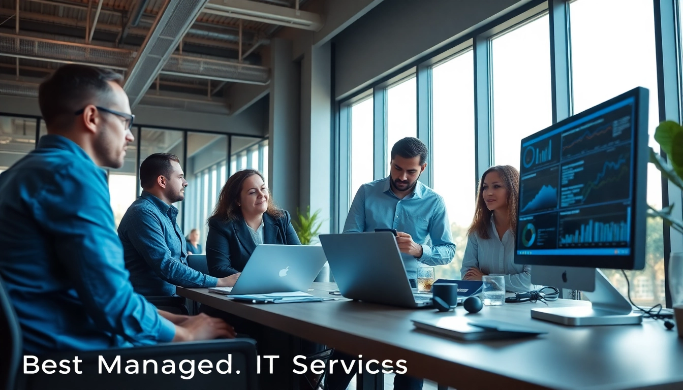 Best Managed IT Services in Tampa showcased by a professional IT team collaborating in a modern office.