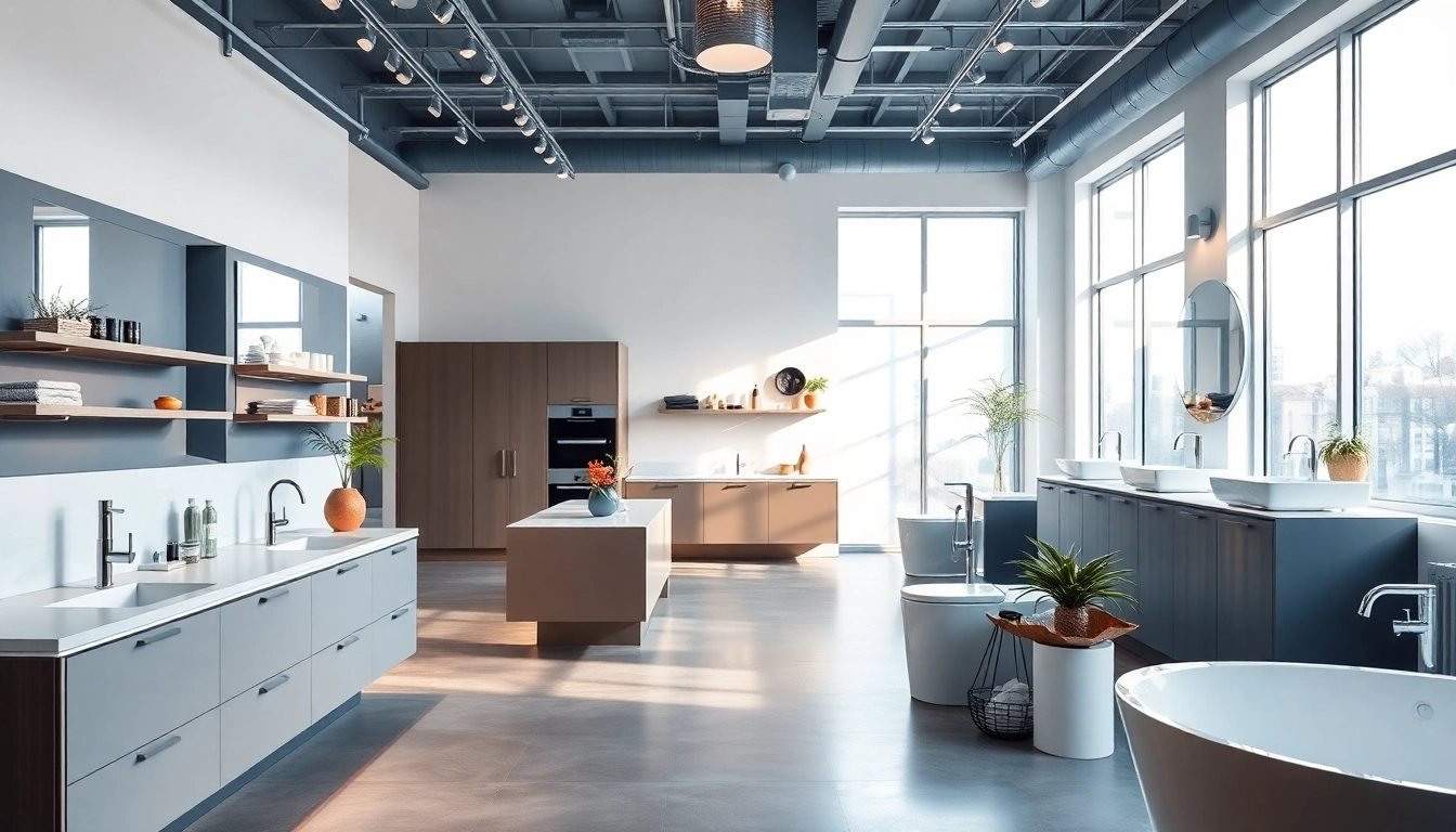 sonni sanitär GmbH is showcasing beautifully designed bathrooms with premium fixtures.