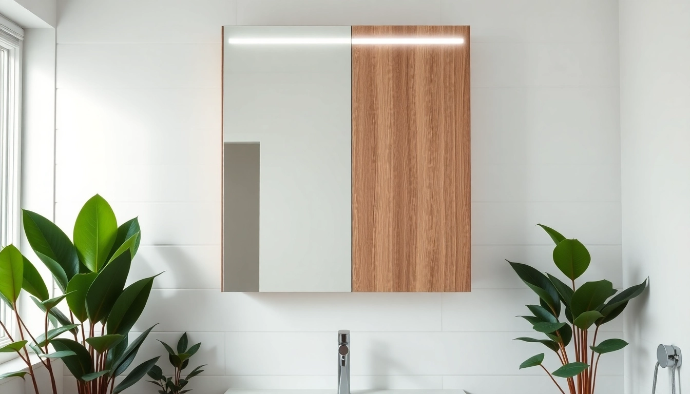 Verleihen Sie Ihrem Badezimmer mit einem eleganten spiegelschrank led modernen Stil und Funktionalität.
