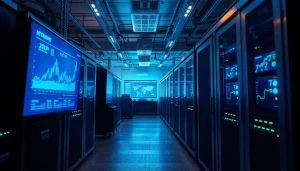 Best cloud mining setup with advanced rigs and real-time analytics in a professional environment