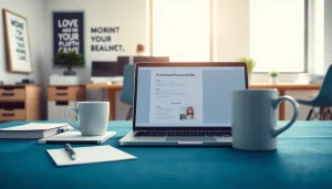 Enhance your job prospects with a dynamic Resume Builder on a sleek laptop.