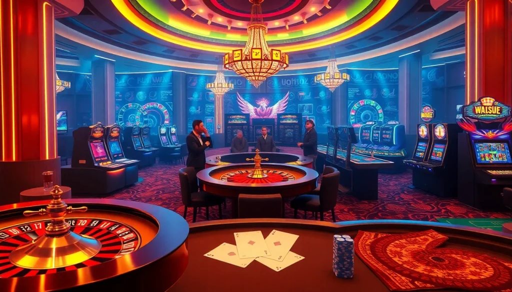 Experience the excitement of online gaming with the W88 link showcasing vibrant casino elements.
