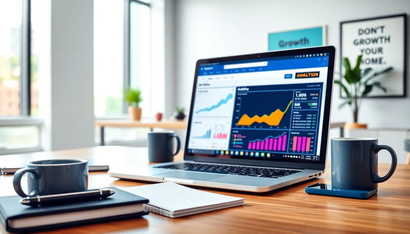 Boost your social presence with the facebook smm panel in a modern workspace setting.