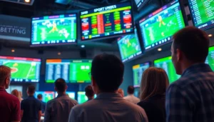 Engaging sports betting sites Texas highlighted in a vibrant and dynamic sports lounge setting.