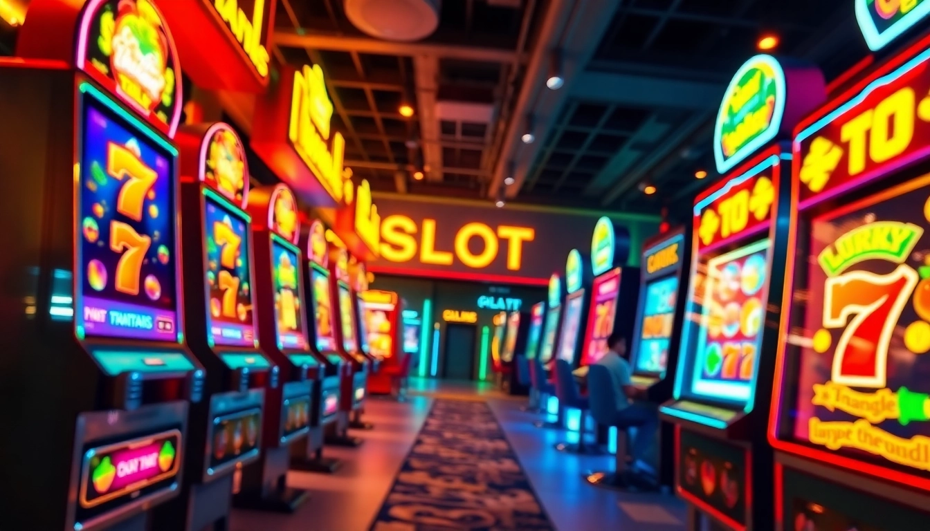 Exciting digital slot hoki gaming interface with colorful themes and animated elements.