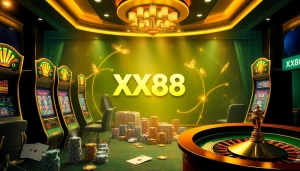 Experience the excitement of XX88 with vibrant casino visuals and dynamic gameplay.