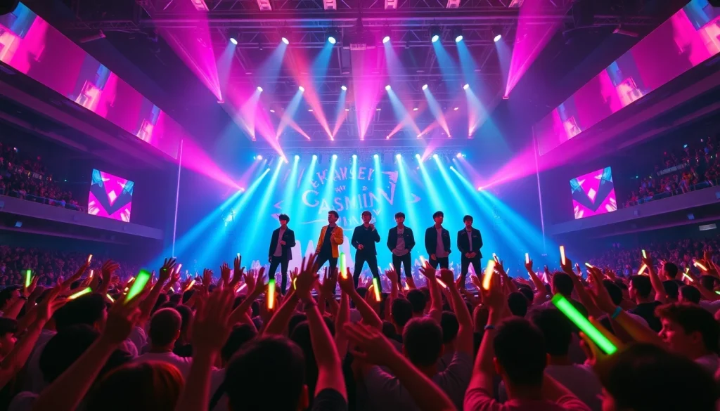 BTS news highlights vibrant concert scenes, showing energetic performances and excited fans