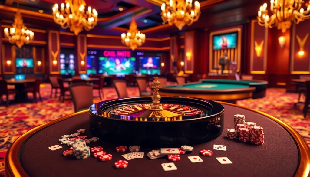 Engaging players in sex games ai within a glamorous casino setting, showcasing excitement and luxury.