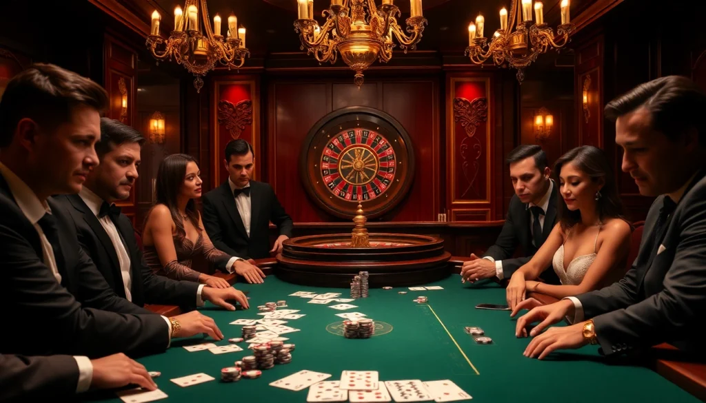 The excitement of pool rijbewijs kopen at a luxurious casino, showcasing a high-stakes poker table.