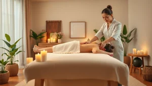 아늑한 거실에서 전문 치료사가 휴식을 제공하는 수원출장마사지 체험.