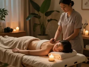 전문 치료사와 함께하는 집에서의 출장마사지로 고요하고 편안한 분위기를 만듭니다.