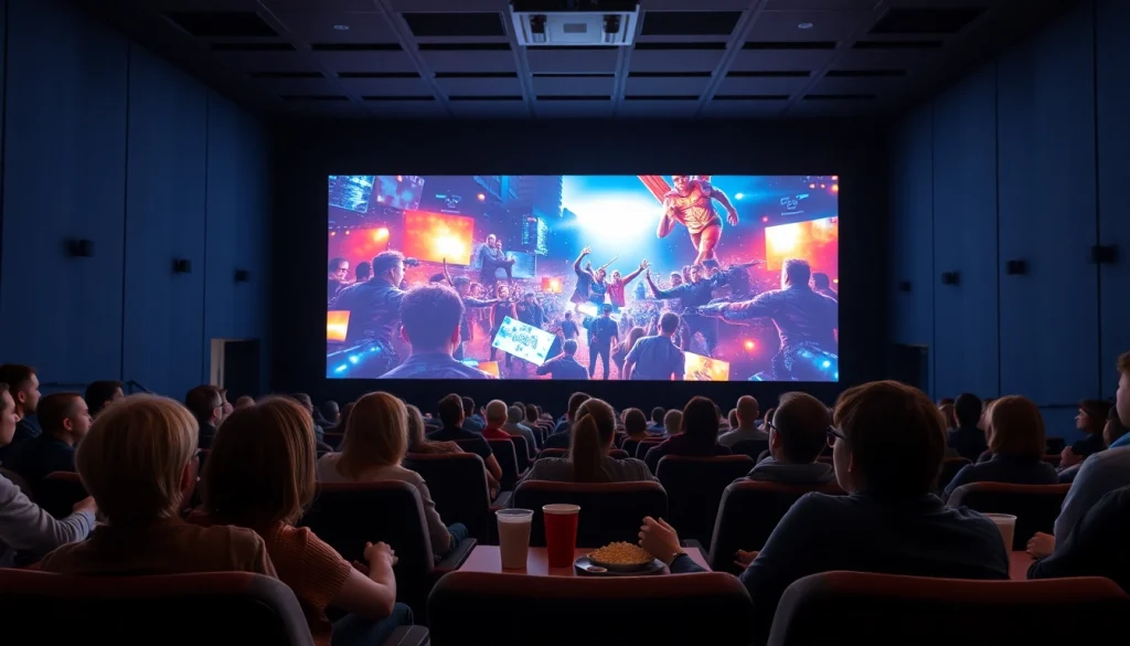 ดูหนัง กับผู้ชมในโรงหนังสมัยใหม่ที่เต็มไปด้วยความตื่นเต้น