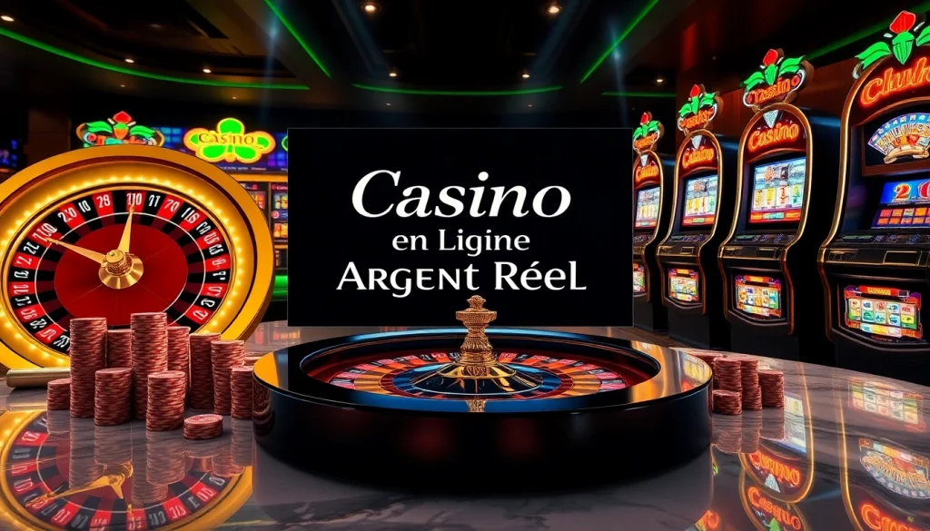 Vivez l'excitation du casino en ligne argent réel avec des machines à sous vibrantes et des jetons de poker.