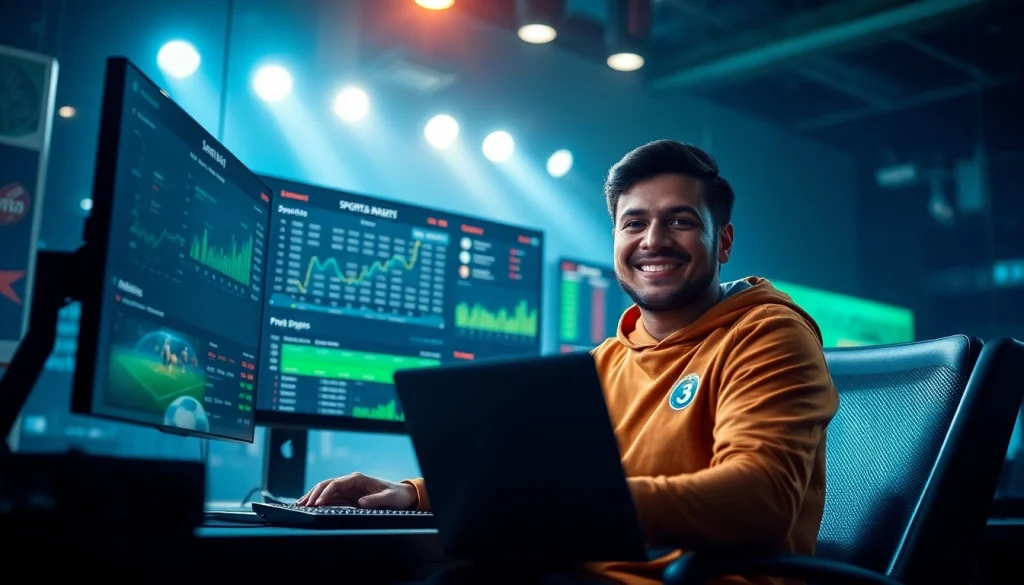 Engaging online gaming environment showcasing 슈어맨3 sports betting interface.