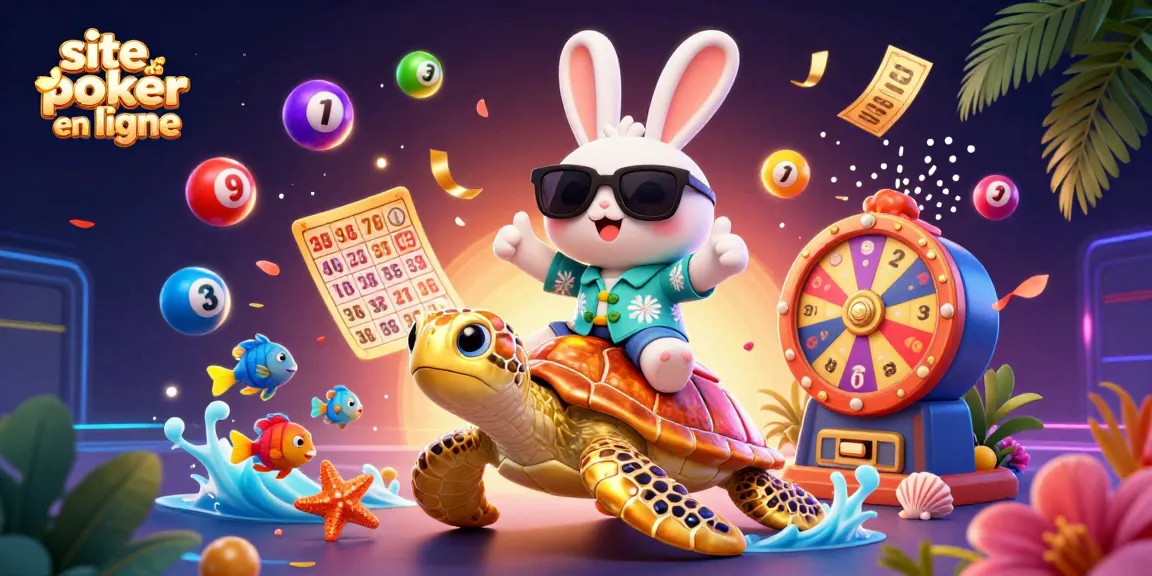 Gagnez sur un site de poker en ligne avec une scène animée et colorée