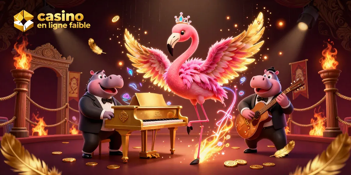 Découvrez un casino en ligne fiable avec des personnages animés et une scène dynamique animée.