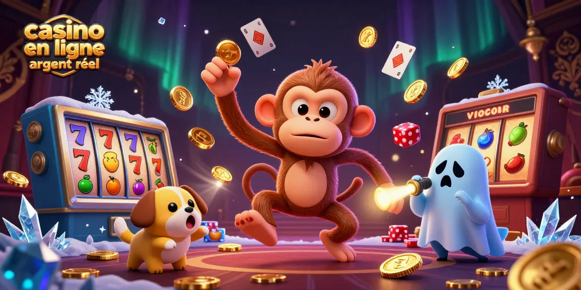 Jouez avec de l'argent réel au casino en ligne et découvrez des symboles de jackpot scintillants.