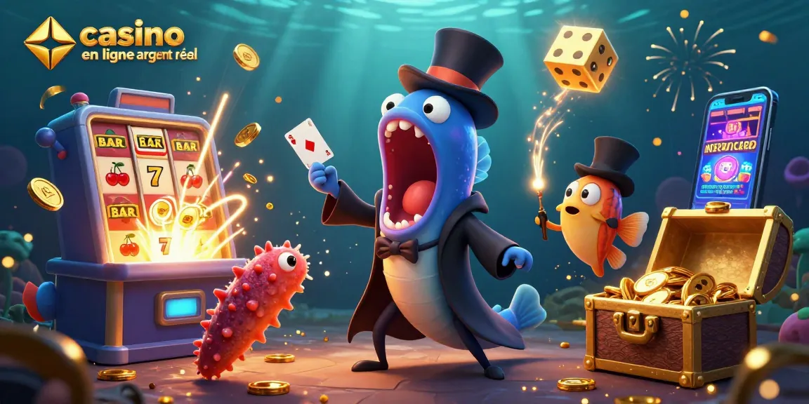 Le gulper eel du casino en ligne argent réel dévoile des astuces avec l'anguille et le concombre des mers.