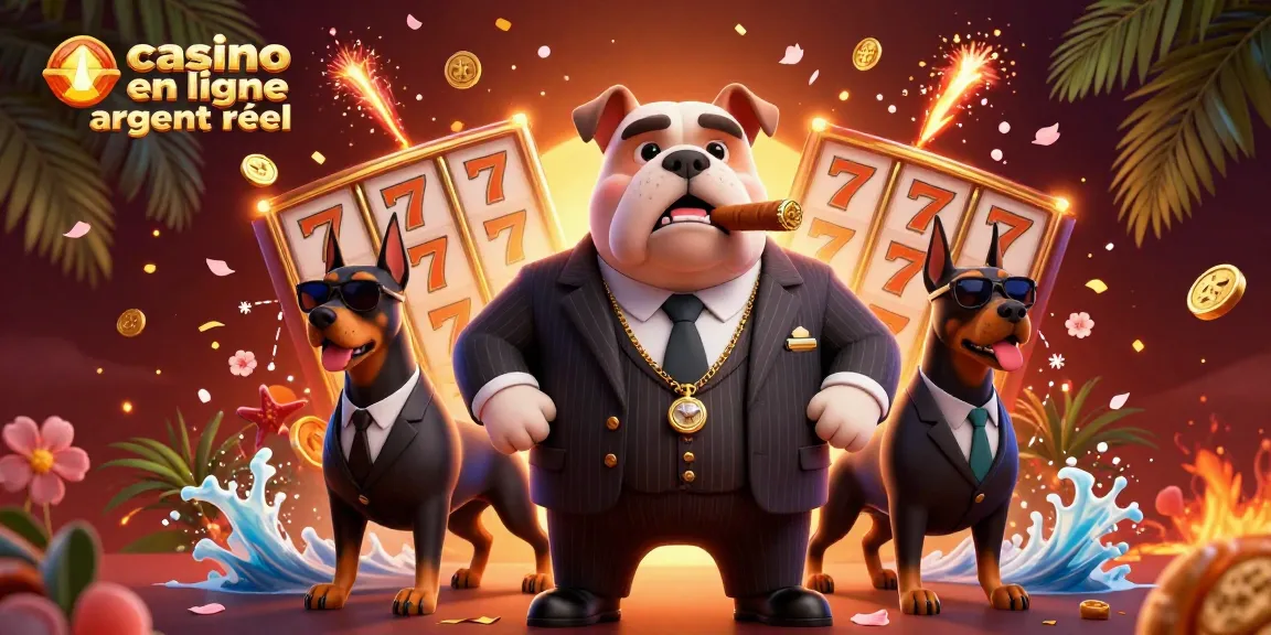 Plongez dans l'univers du casino en ligne argent réel avec cette illustration vibrante et dynamique.