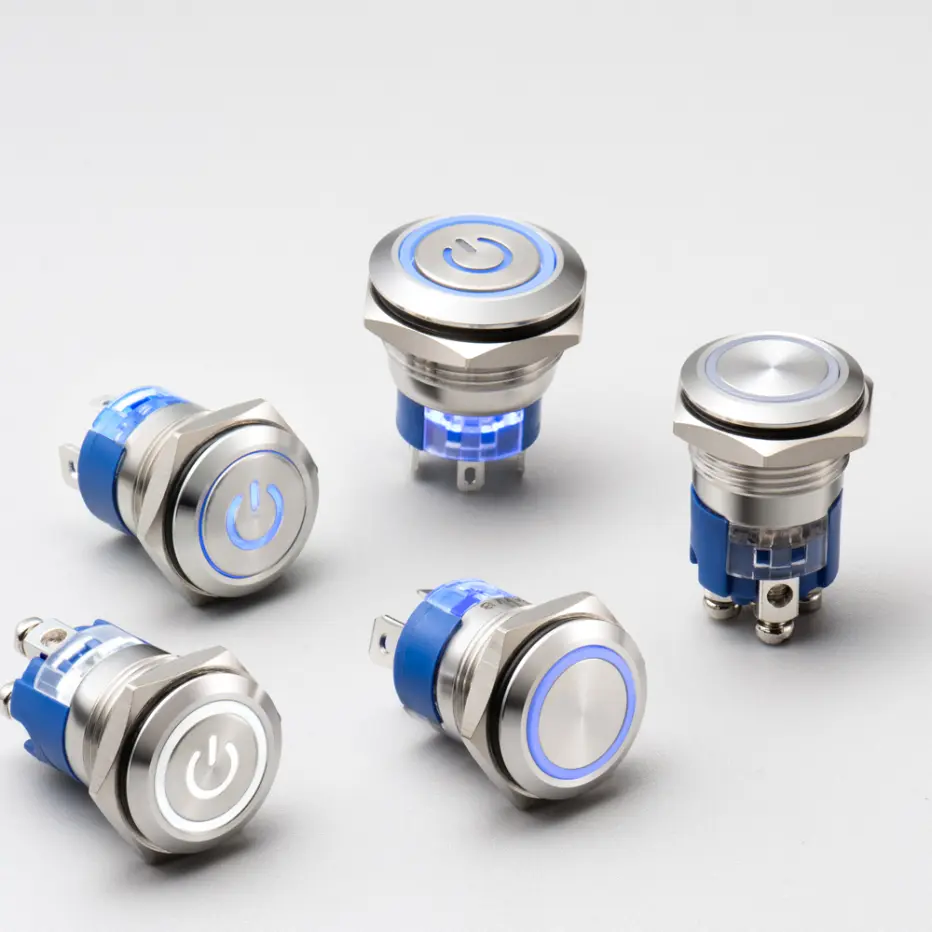 Panel switches for industrial environments